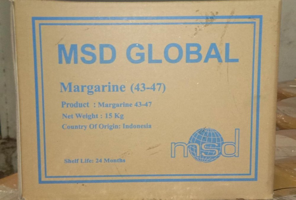 MSD Global Flavor: Unsalted Margarine Puff Pastry, Packaging Type: Carton, Quantity Per Pack: 20 kg