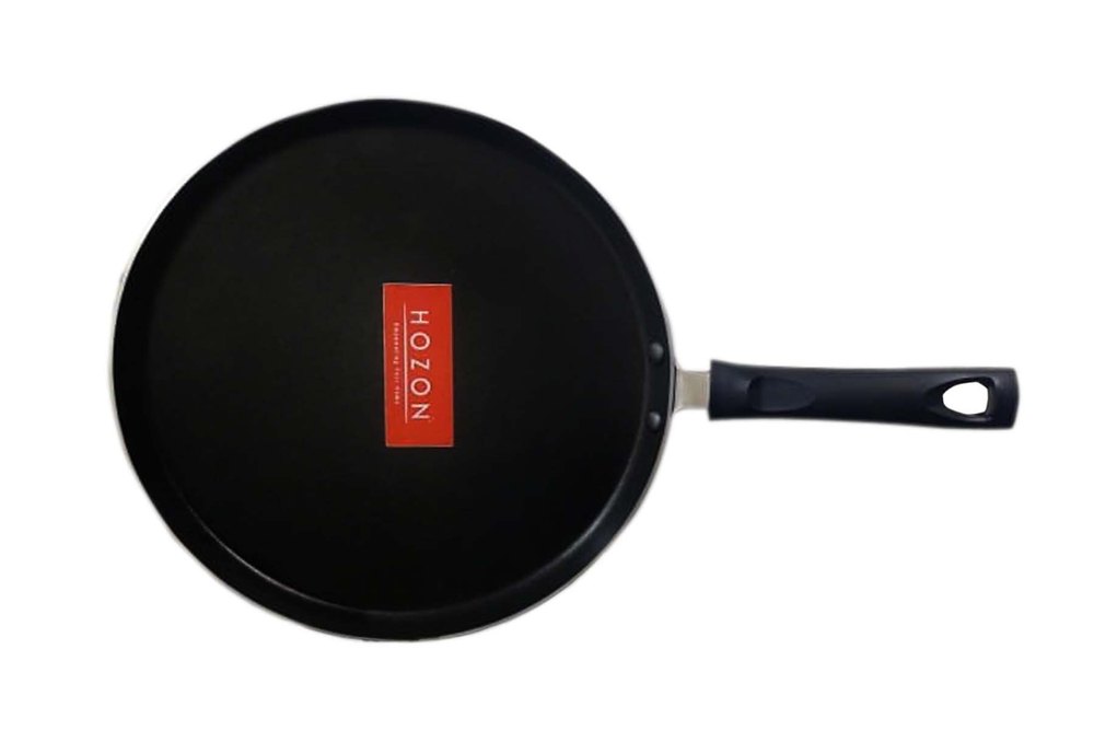 Stainless Steel Black Non Stick Tawa Pan, For Home, Size: 30cm