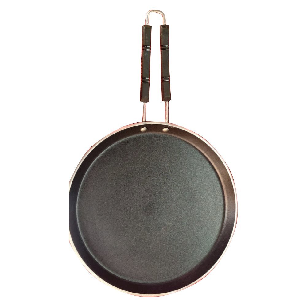 Aluminium Black 14inch Non Stick Pan, For Home, Restaurant and Hotel