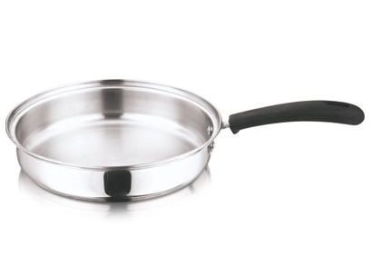 Stainless Steel Round Fry Pan For Kitchen