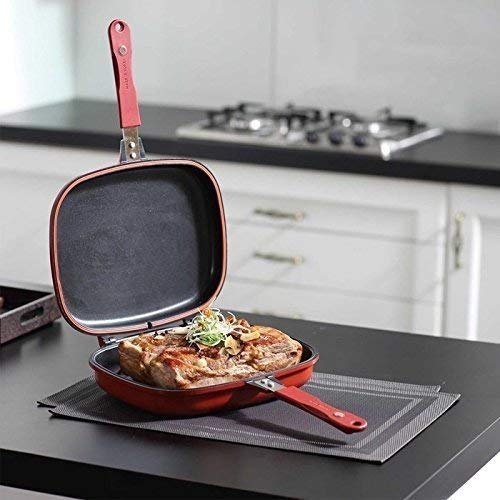 Happycall Nonstick Foldable Double Sided Multi Purpose Frying Grill Pan