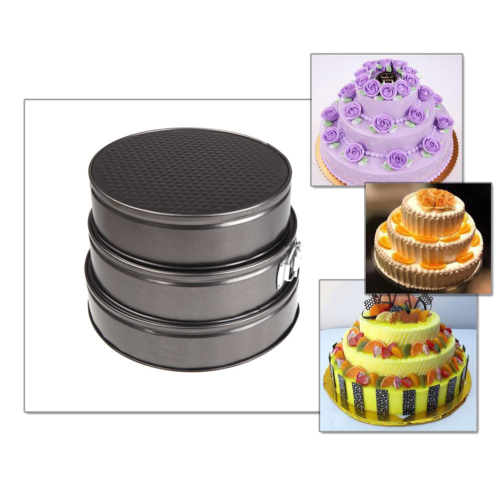 Black Metal Cake Pans