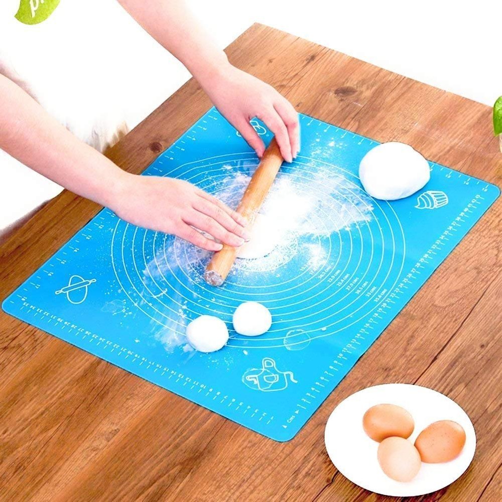 Blue Rectangular Baking Silicone Mats, For Bakery, Size: 40cm X 50cm