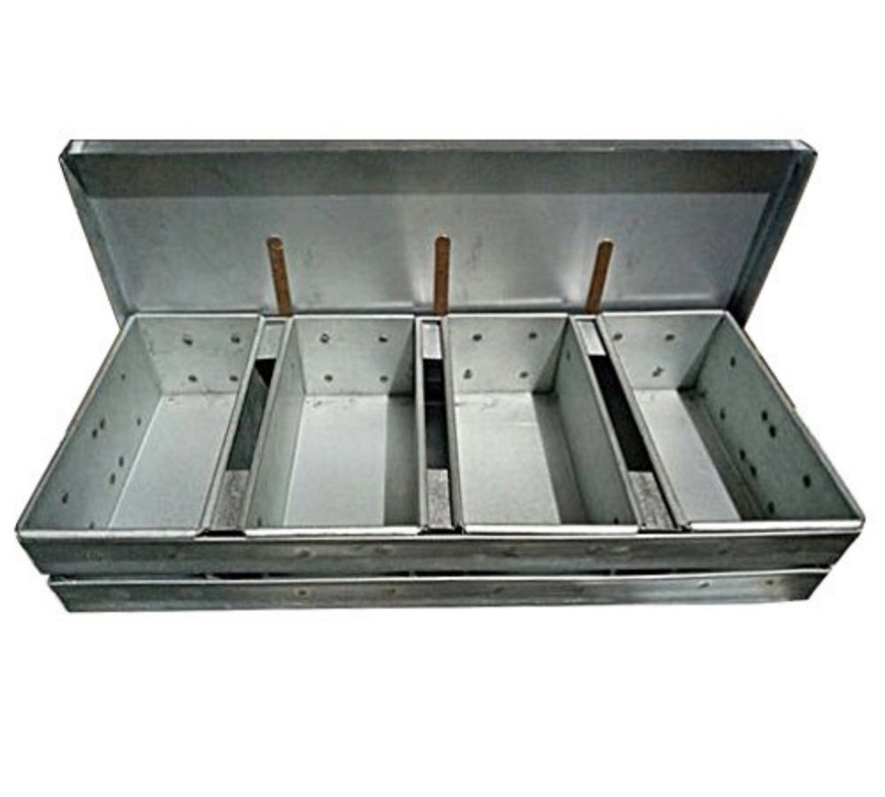 Silver Aluminium Bakery Standard Bread Mould