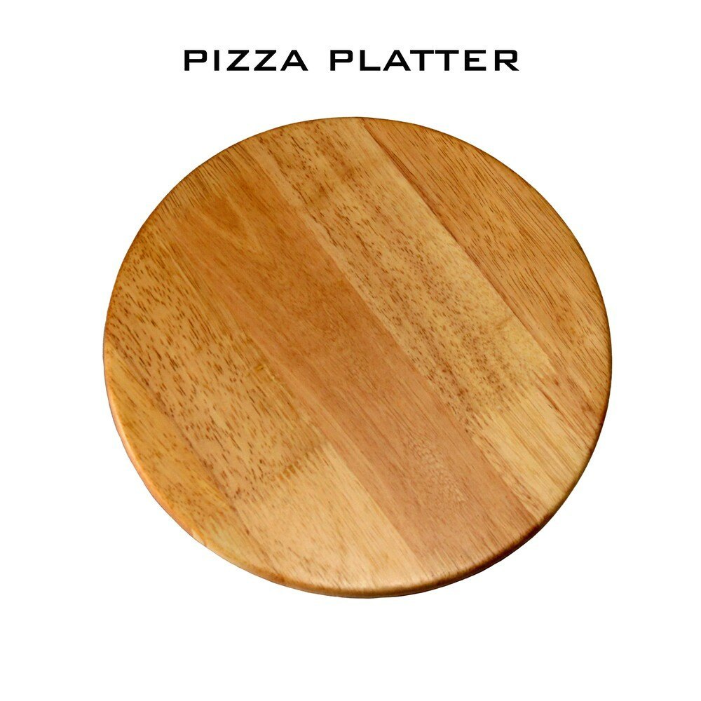 Wooden Round Pizza Platter, For Commercial Use, Size: 8 Inch