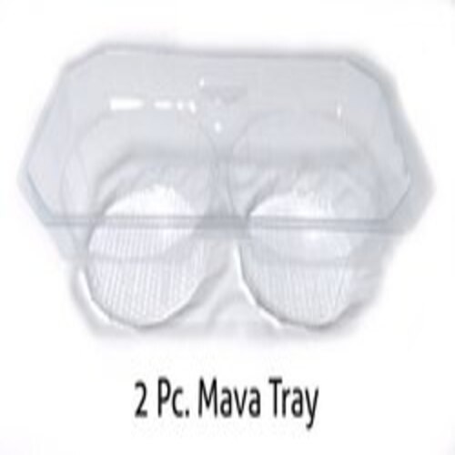 Plastic Round Mava Cake Tray, For Bakery, Size: 2 Muffins