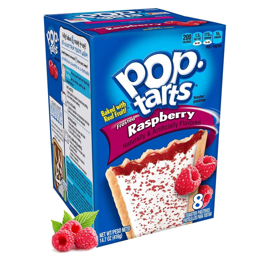 Pop Tarts Frosted Raspberry Pastry chips, Packaging Type: Box, Packaging Size: 416gm
