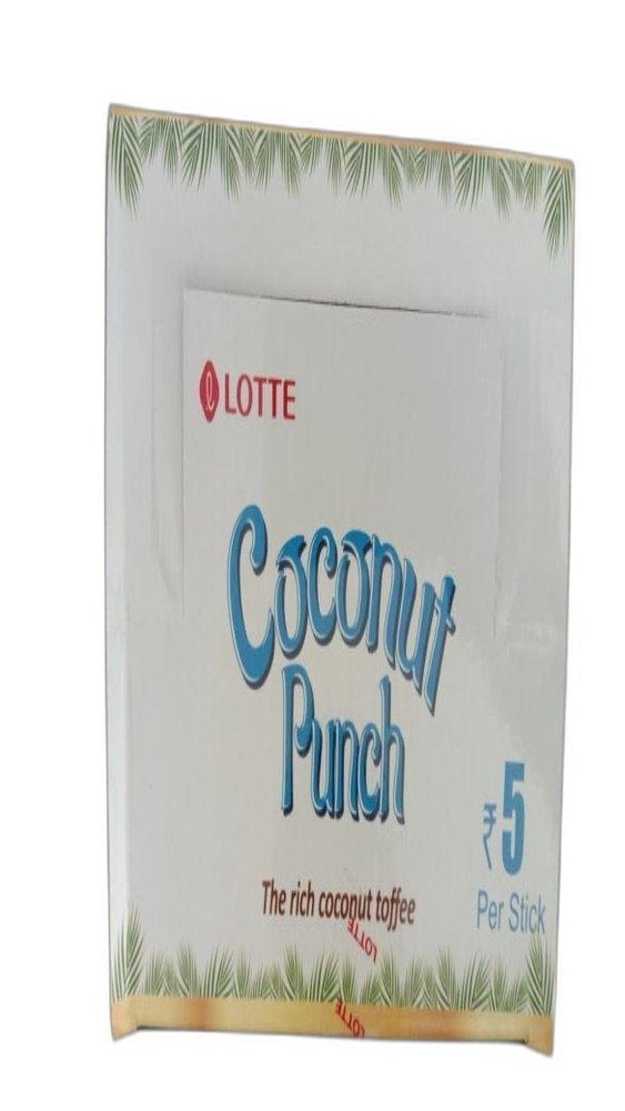 Stick Rectangular Lotte Coconut Punch Candy mrp- 150, Packaging Type: Carton Box, Packaging Size: 690g img