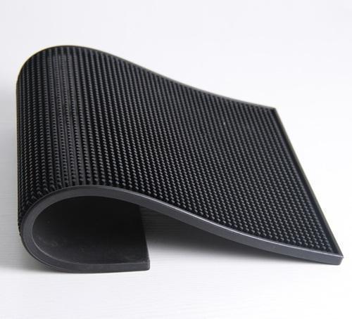 Black Rubber Bar Mat