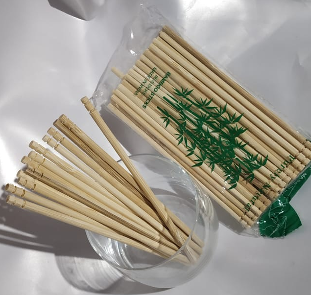 Bamboo Mocktail Stirrer 8 & 6, For Restaurants, 100 Pcs