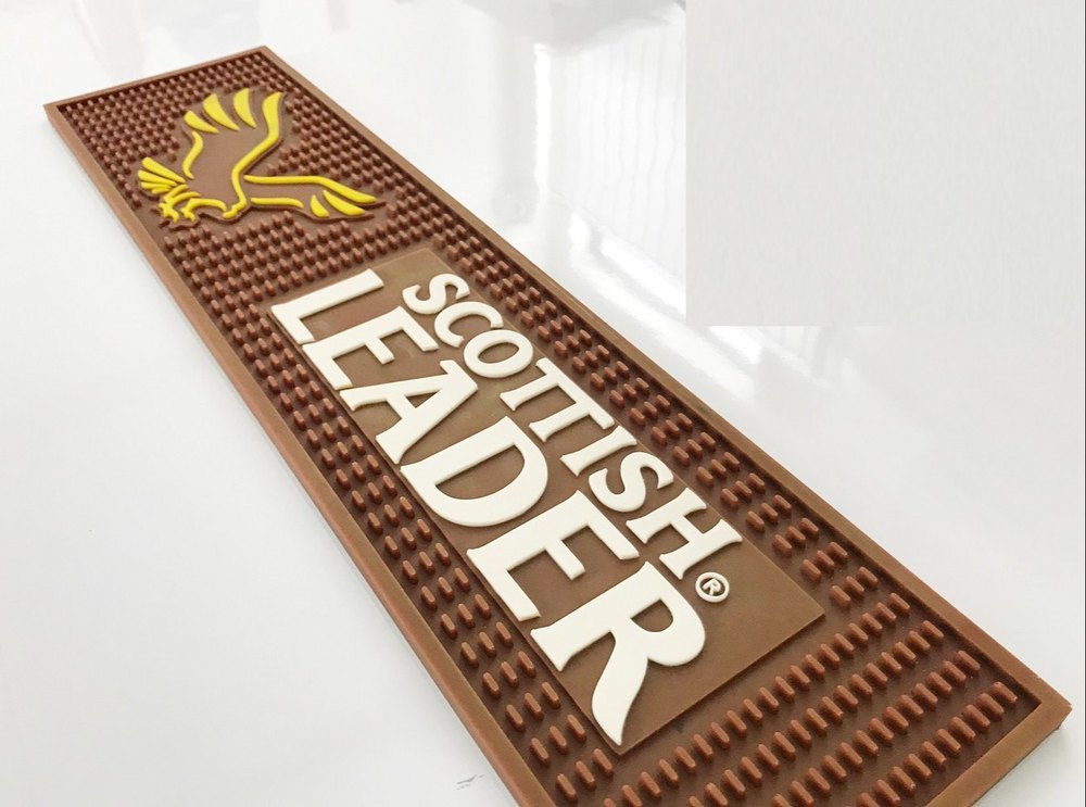 Brown Bar Mat Manufacturer, Thickness: 10 Mm, Size: 21x5 Inches