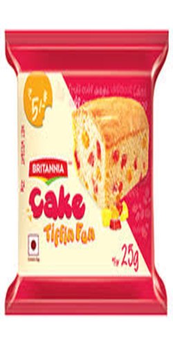 Fruit Square Britannia Cake MRP 5, Weight: 25gm img