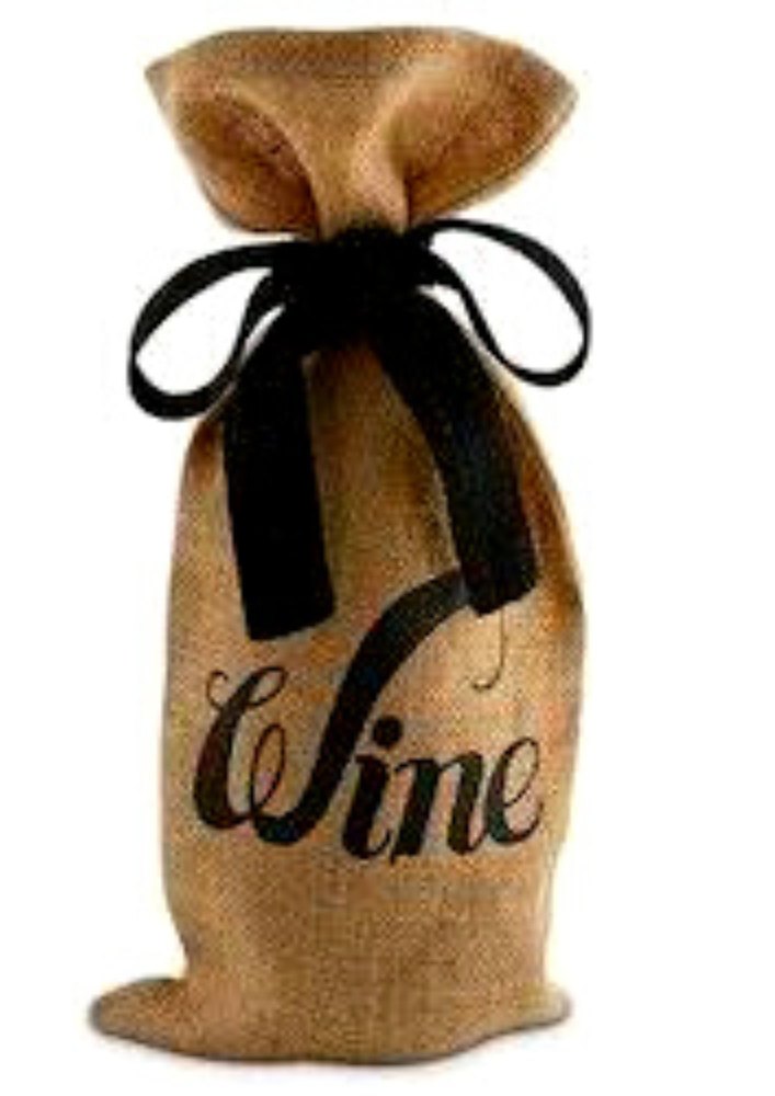 Jute Wine Bottle Bag