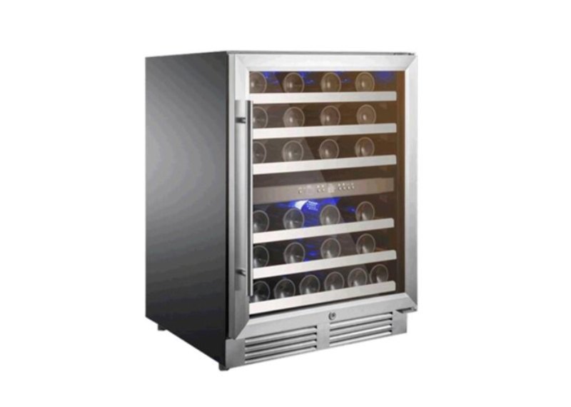 Elanpro Wine Cooler Black with SS Door/ 46 Bottles EWG 51 Dual