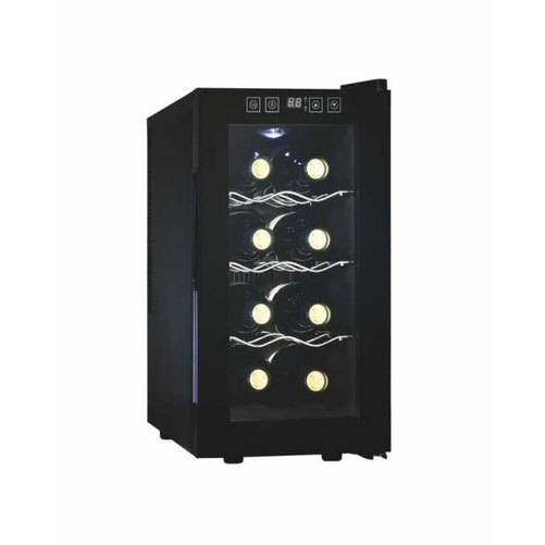 Black Stainless Steel Kaff KWC TH-8 Freestanding Wine Cooler, Model Name/Number: KWC TH-8