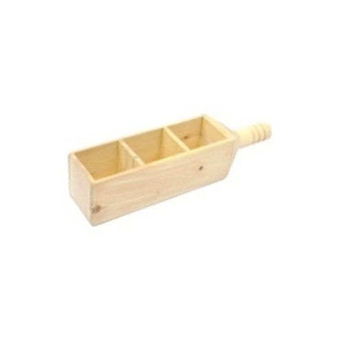 Off White Smooth Wooden shot glass Holder, For Home