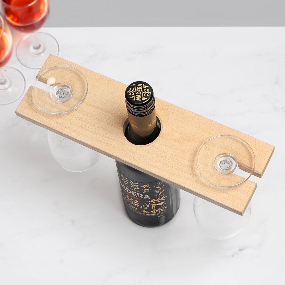 Wooden Wine Glass Holder