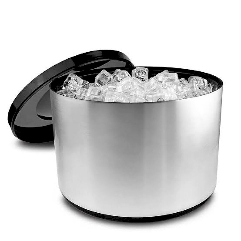 Silver Plastic Ice Bucket