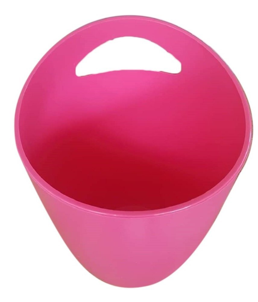 Pink Plastic Ice Bucket