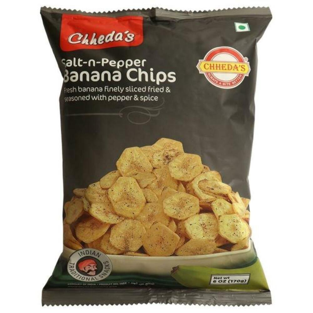 Chhedas Salt N Pepper Banana Chips, Packaging Type: Packet, Packaging Size: 150g, 350 G &500g