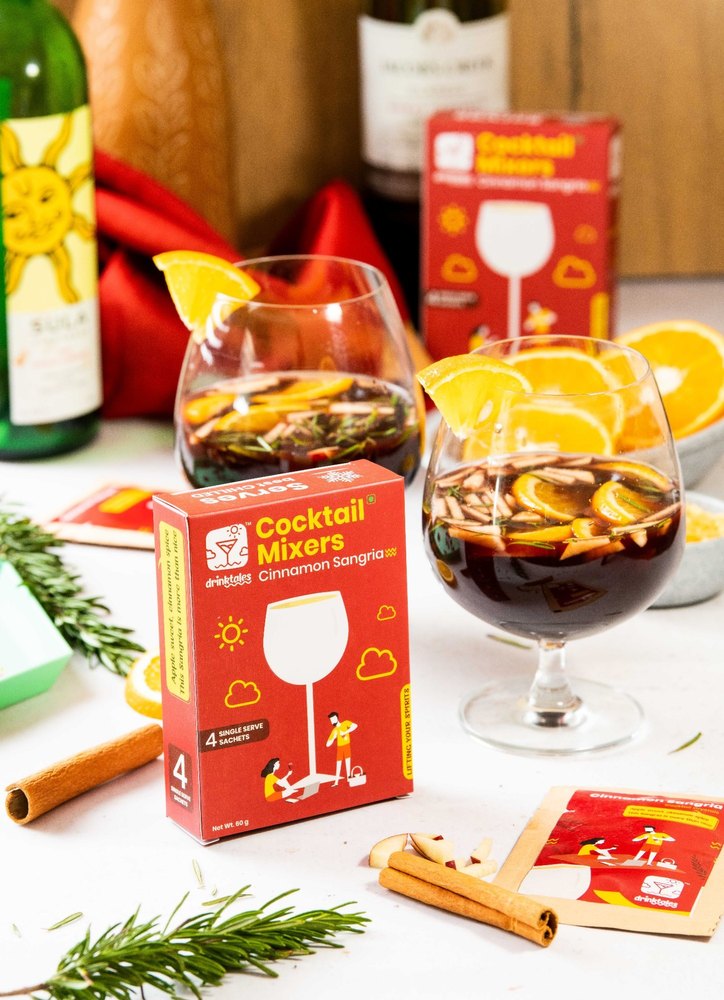 Drinktales Powder Cocktail Mixture Cinnamon Sangria, Packaging Type: Box, Packaging Size: 60gm