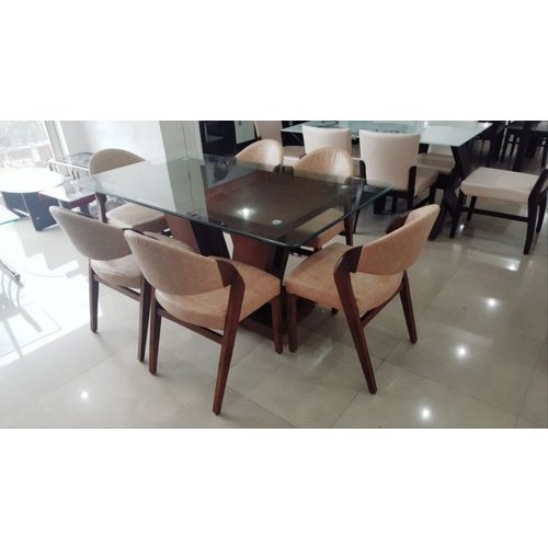 Glass Top Dining Table Set