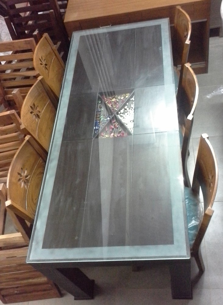 Glass Top Dining Table