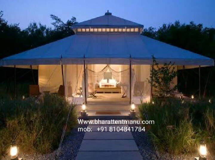 Square 8 Seater Maharaja Tent Sitting & Dining Hall. 30x30 ft