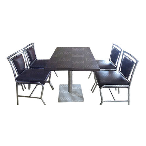 Square Granite Dining Table, 4 Seater