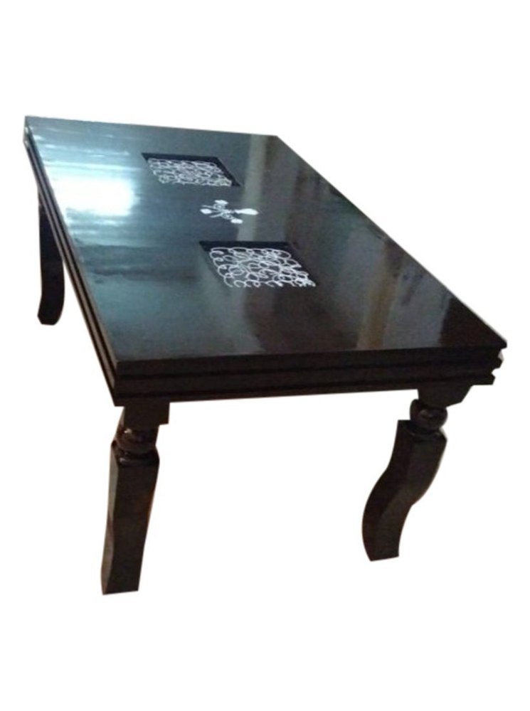 Rectangular Black Wooden Table, For Home