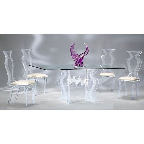 Ayrlic Glossy Acrylic Dining Table