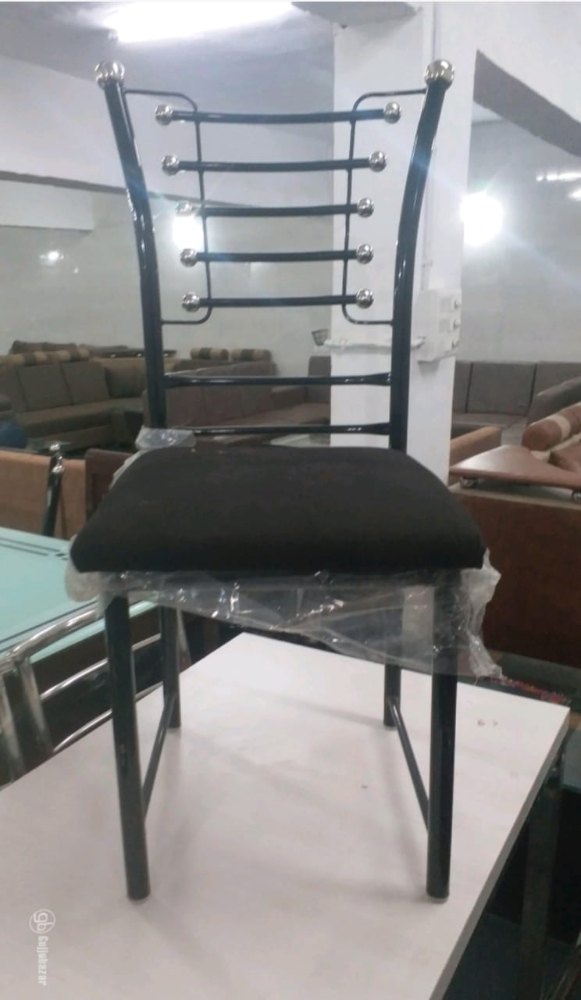 Black Iron Metal Dining Chair, For Home