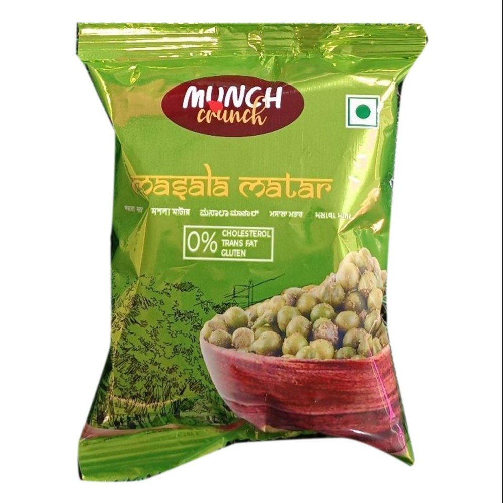 Munch Crunch Masala Matar Namkeen Snacks, Packaging Size: 1 KG