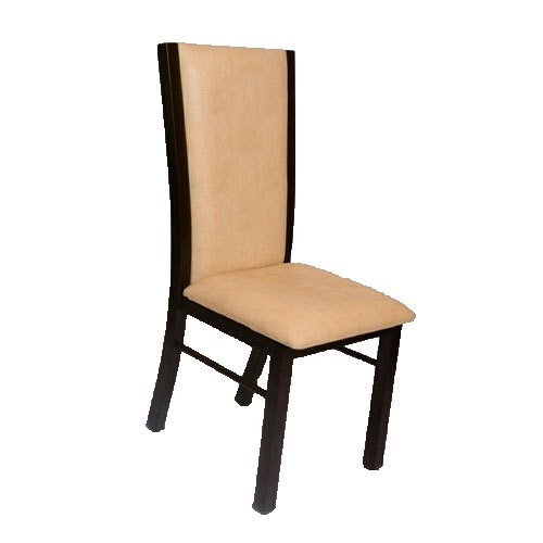 Brown Wooden Designer Metal Dining Chair, For Hotel