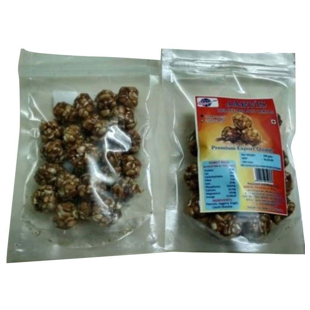 Jarvis Delite Brown 200g Peanut Candy Ball, Packaging Type: Packet, Packaging Size: 200 Gm img