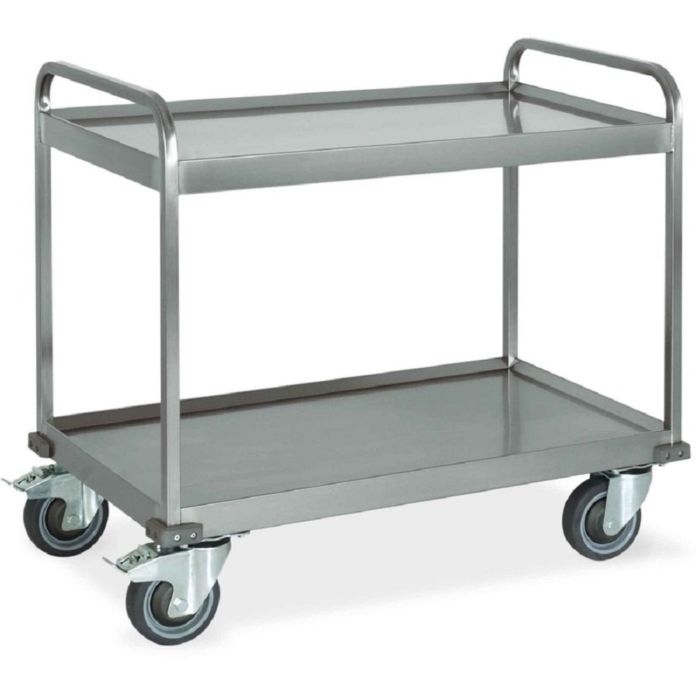 Stainless Steel Platform SS Commercial Kitchen Trolley, Size/Dimension: 37 X 19 X 36 Inch, Load Capacity: 150 kg