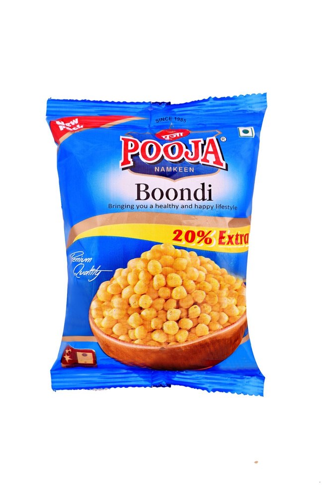 Plain Boondi, Packaging Type: Packet, Packaging Size: Standard