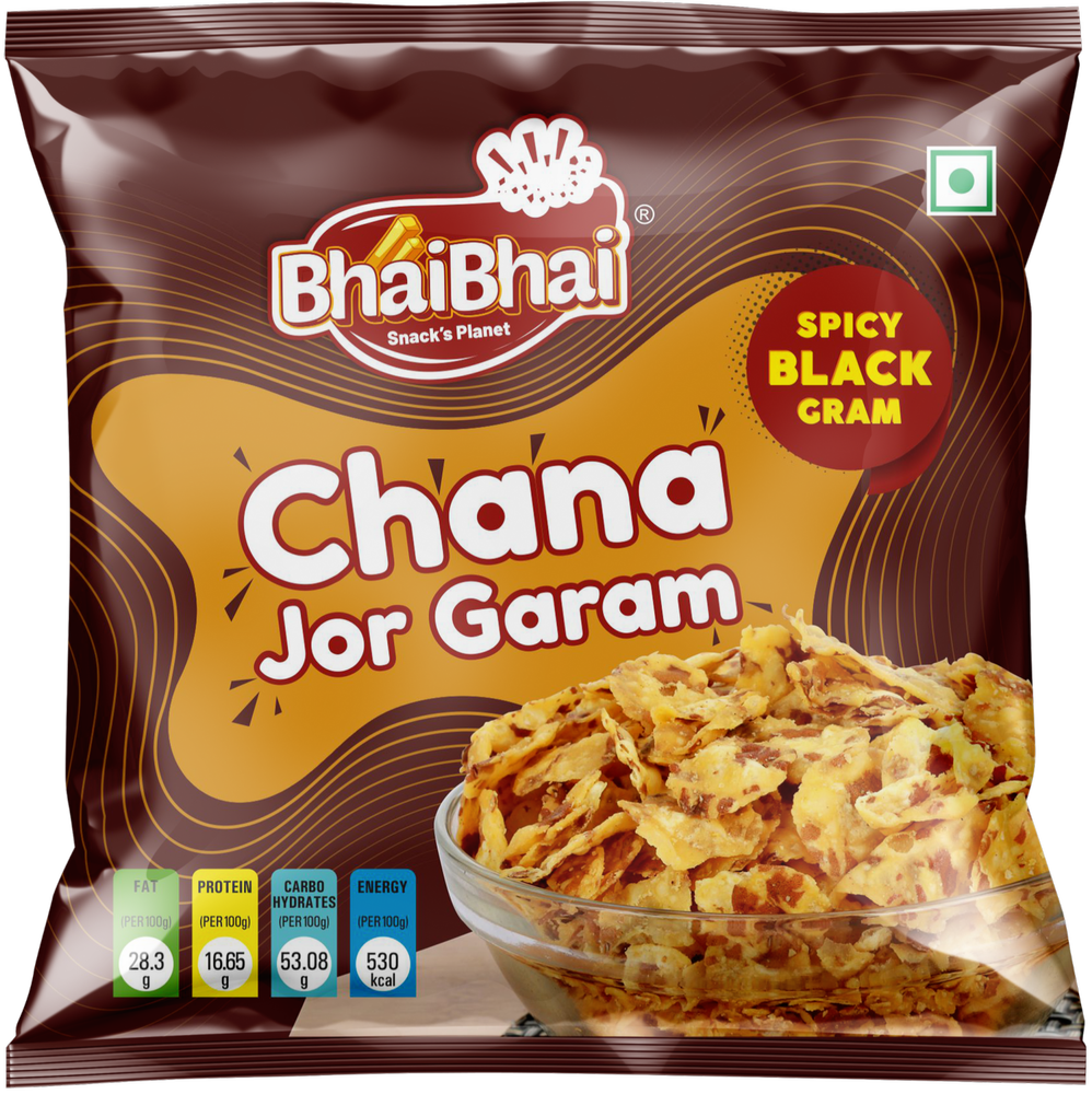 Bhai Bhai Chana Jor Garam Namkeen, Packaging Size: 34 Grams