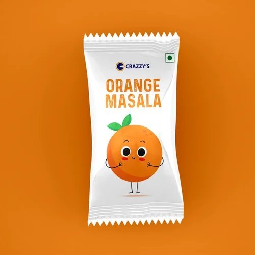 Crazzy\'s Oval Orange Candy, Packaging Type: Packet