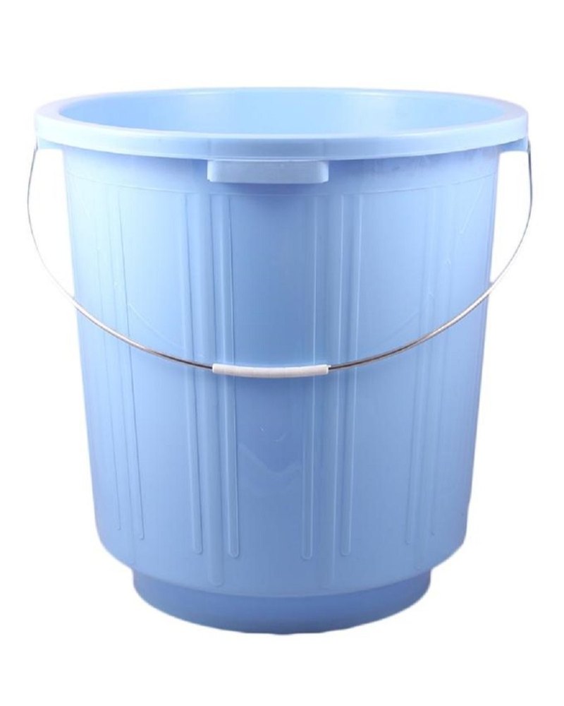 Blue 20 L Plastic Water Buckets, For Home, With Handle