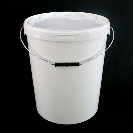 White 20 Litre Plastic Bucket, Capacity: 20 Litre