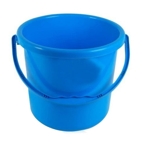 10 Litre Blue Plastic Bucket, With Handle