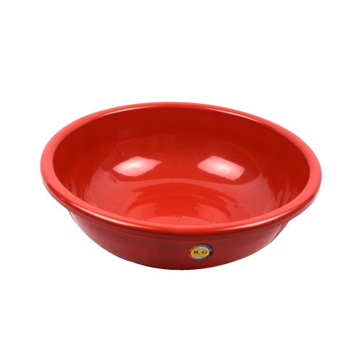 Red Round Plastic Tasla