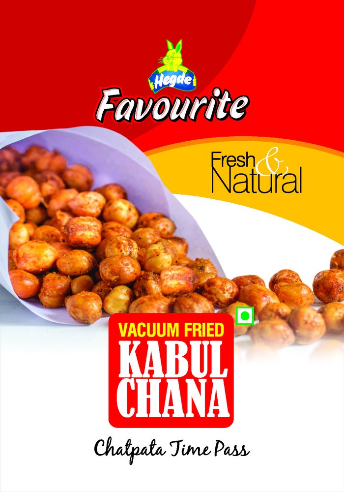 Hegde Favourite Vacuum Fried Kabuli Chana, Packaging Type: Packet