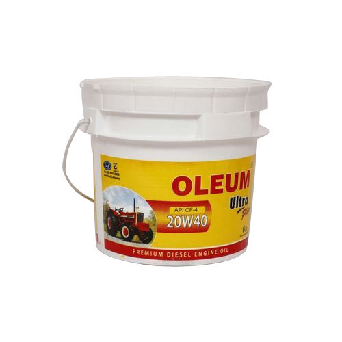 15 L Lubricant Oil Plastic Bucket, For Industrial, With Handle