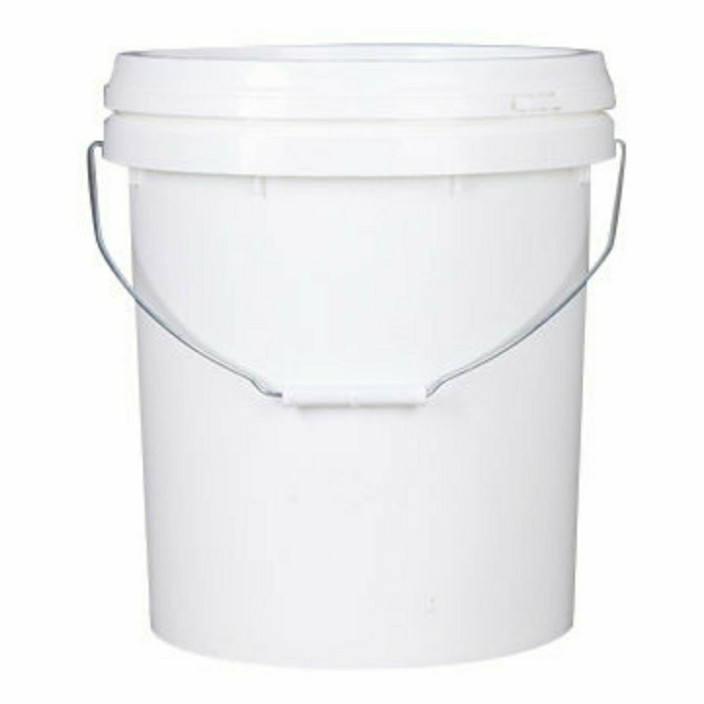 Plain White HDPE Bucket, For Paint Packaging