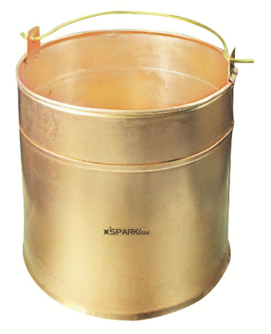 Sparkless Aluminium Bronze Non Sparking Bucket, Size: 10L, Model Name/Number: SBAB-1002A