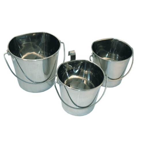 Silver Steel Pail