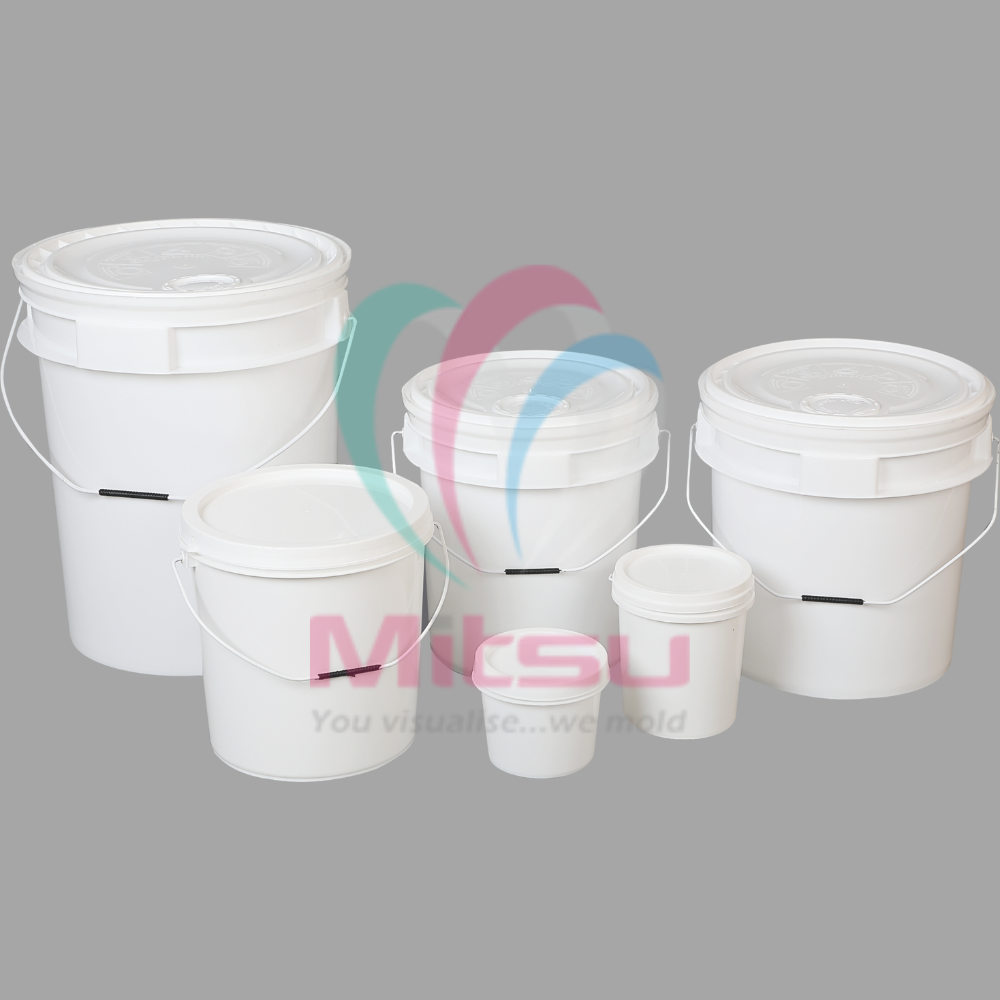 Mitsu Chem Pail Containers, Leak-proof Sealing