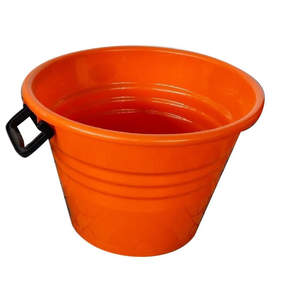 Orange 40 Litre Plastic Cloth Washing Tub